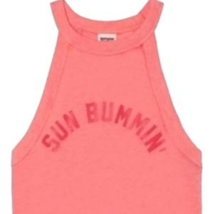 Pink Victorias secret Sun Bummin Tank Top Coral size XS
